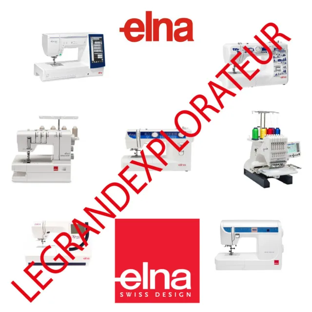 Ultimate  Elna  Sewing Machine Instruction Repair Service manual 220 PDF on DVD