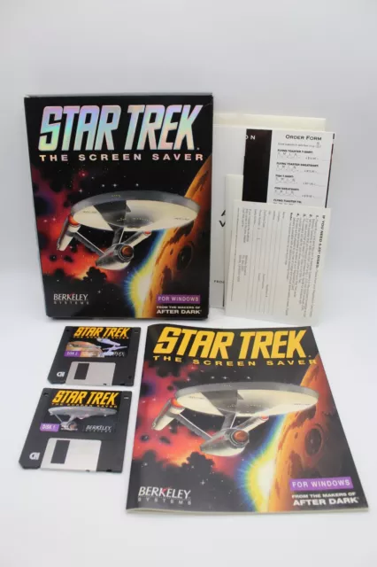 Star Trek: The Screen Saver Windows 3.5 Disk PC Spiel - After Dark 1992