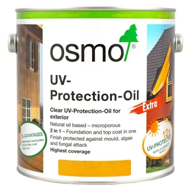 Osmo UV Protection Oil Extra Satin Clear 2.5ltr 420D