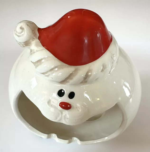 Vintage 1950's MCM Holt Howard Big Mouth Santa Claus Ashtray Japan 2