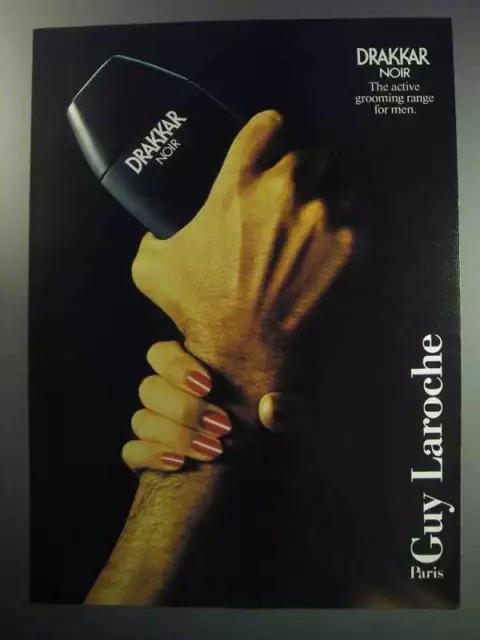 1986 Drakkar Noir Cologne Ad