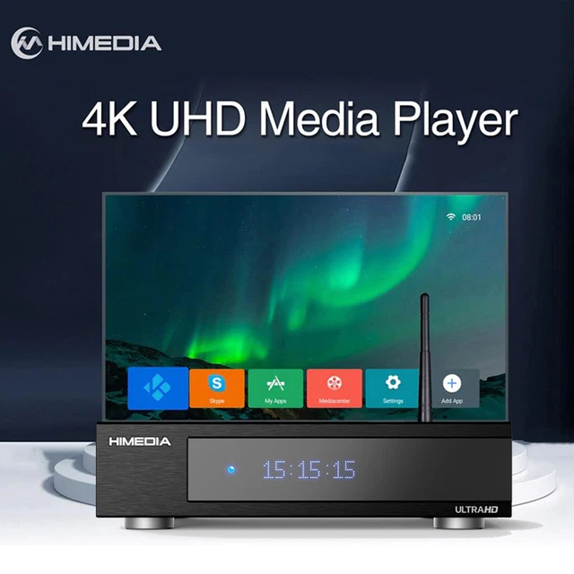 Hmedia HIMEDIA Q20 UHD HDR10 3D Android TV Box / 4K Media Player with Hard ...
