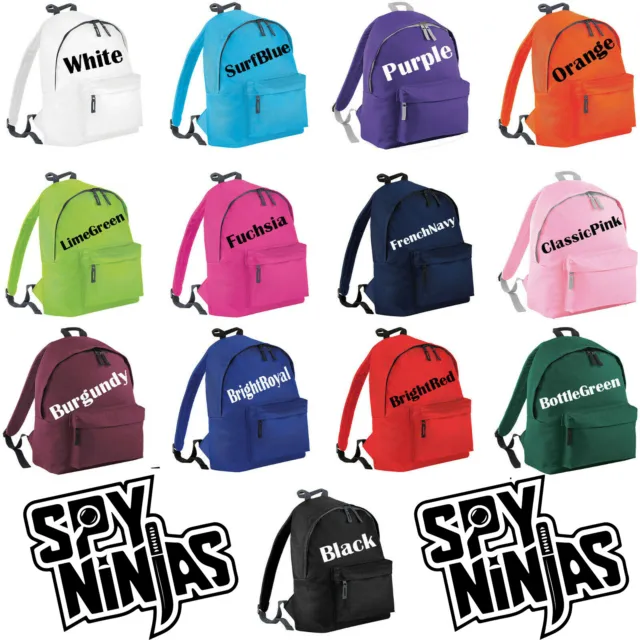 SPY NINJA Bag Boys Merch Backpack Kids School Catch Me Youtuber Girls