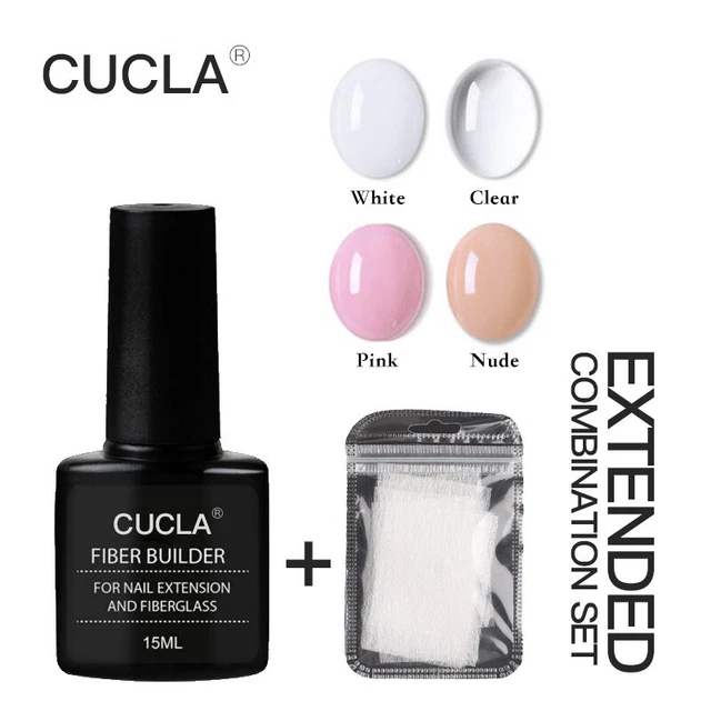 NUOVO Magic Nail Art kit estensione fibra di seta non tessuto fibra di vetro UV punte gel 20p
