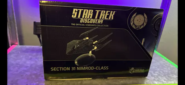 Eaglemoss Hero Collector Star Trek Discovery Section 31 Nimrod Class