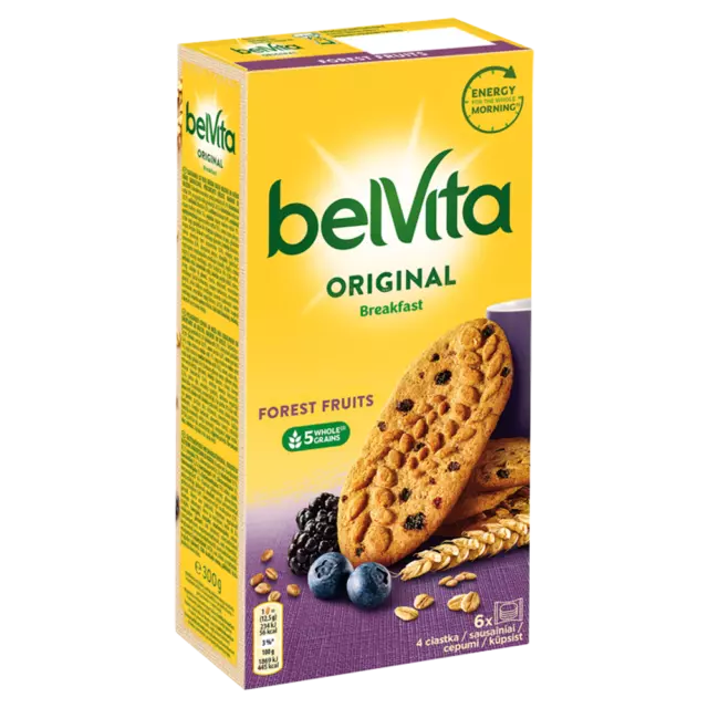 Belvita Frühstücksgetreidekekse mit Waldfrüchten 300 G