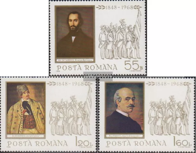 Romania 2694-2696 (complete.issue.) unmounted mint / never hinged 1968 Revolutio