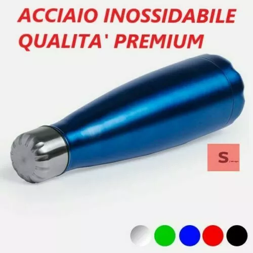 Borraccia Thermos Bottiglia Termica In Acciaio Inox Inossidabile 500 Ml Bottle