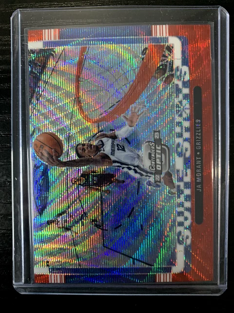 2022-23 Panini Contenders Optic Ja Morant Suite Shots Red White Blue #16 SP