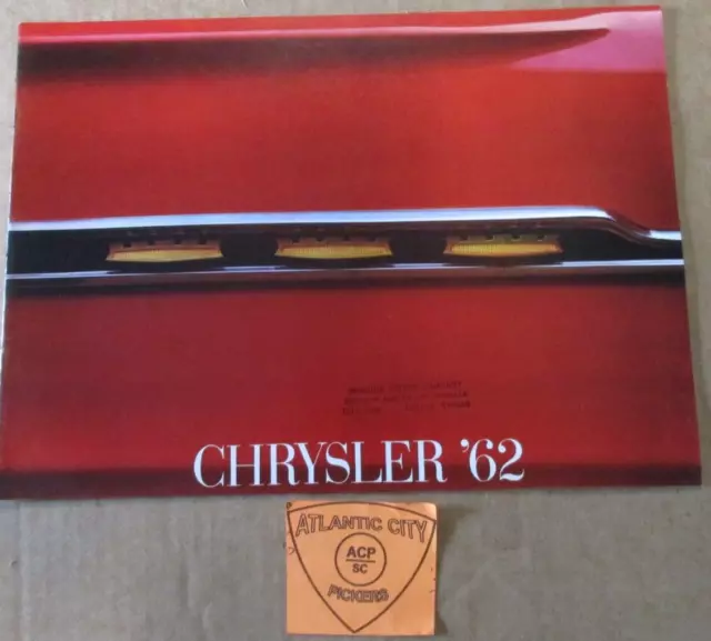 1962 Chrysler 300 Newport New Yorker Sales Brochure