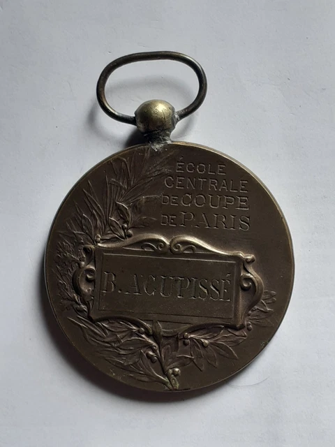 Médaille Argent Coupe De Paris 1971 - Foot - Ancienne Récompense Sportive Collection