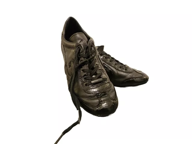 Cruyff Recopa Rare Trainers Shoes Men's Size UK 6 Black Sneakers Retro St 15.99p