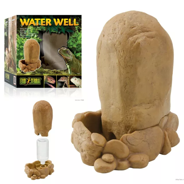 BEBEDERO VERTICAL WATER WELL PARA REPTILES Y ANFIBIOS Exo Terra Terrarios Barato