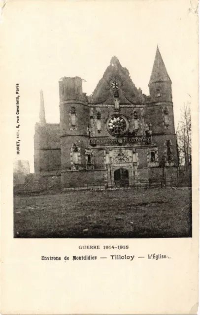 CPA MILITAIRE Environs de Montdidier, Tilloloy-L'Eglise (315584)