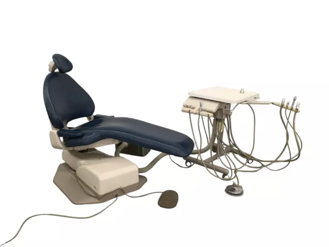 Adec 1040 dental chair w/ Adec Cascade 2671 Duo Cart Delivery System