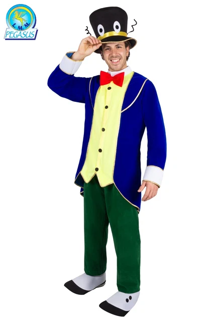 Costume Grillo di Pinocchio Adulto Vestito Carnevale Pegasus