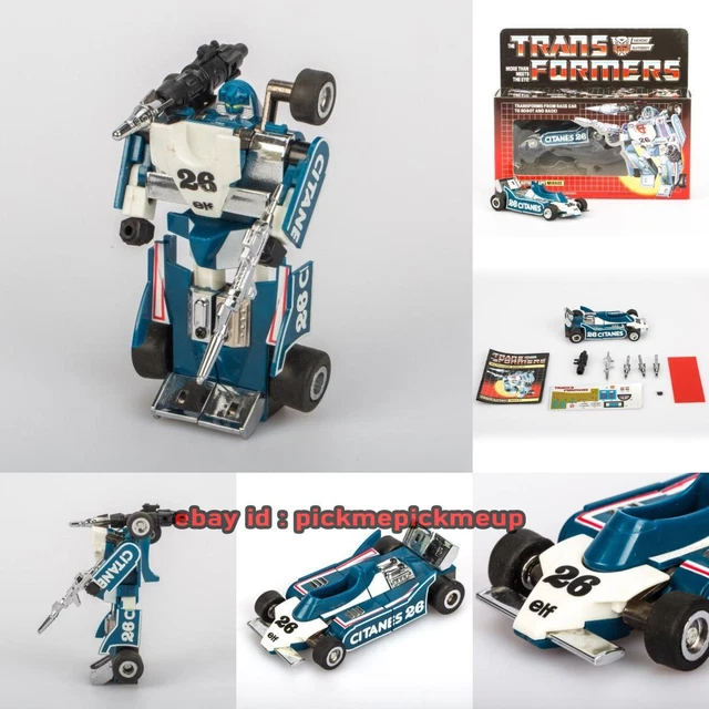 TRANSFORMERS G1 IDW Mirage Blue Reedición 84 Regalo Coleccionar Figura