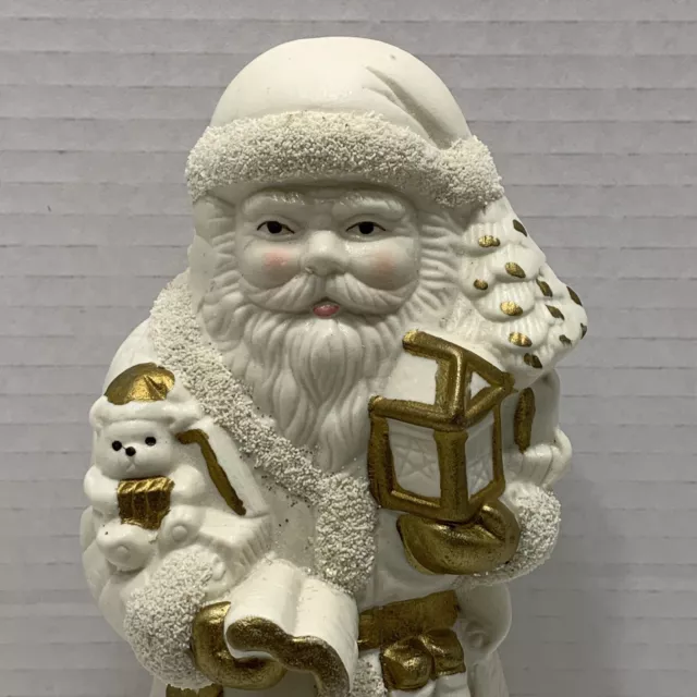 Vintage Bisque Santa Claus Saint Nicholas Father Christmas Figure 7 1/2” 2