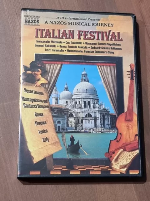 A Naxos Musical Journey Italian Festival DVD Region 1 NTSC