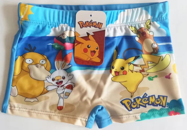 Pokemon Sea Costume da Bagno Pantaloncini Mare Piscina Bambino Ragazzo 4-12anni 3