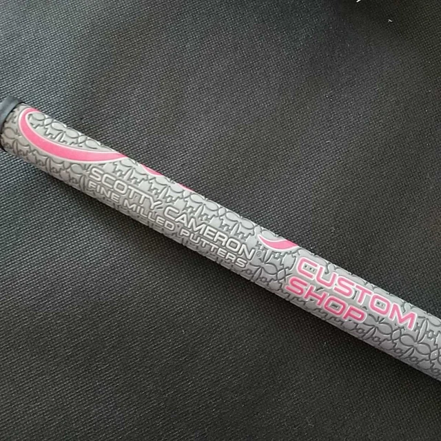 Free Shipping Unused Scotty Cameron Badr Grip Large Size Grey Pink Pullout