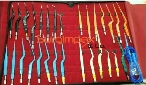 Electrocautery Forceps 30 pcs Kit / Electro Surgery Forceps / Bipolar Forceps