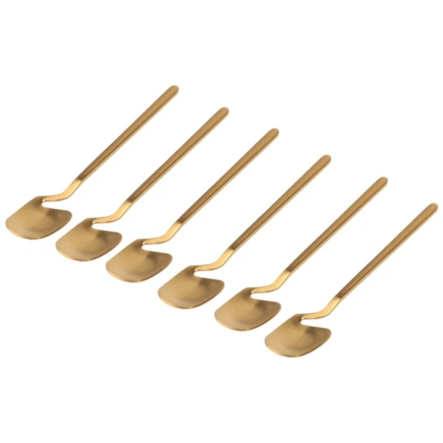 Caffè Löffel, 6 pezzi espresso Löffel, 5,6 pollici acciaio inox piccolo tè Löffel 2976