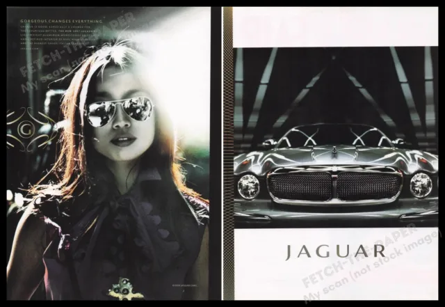 Jaguar XJ Car 2000s Print Advertisement (2 pages) 2007 Gorgeous