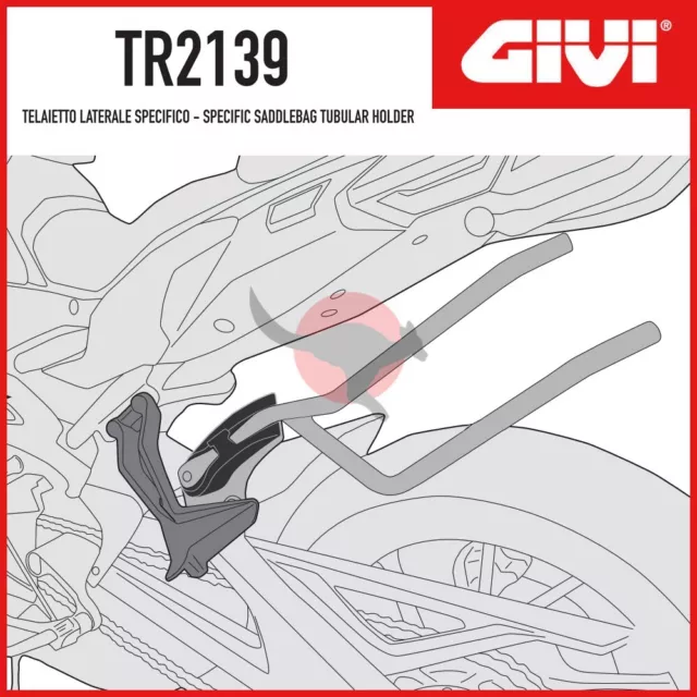 Telaietti Laterali Remove-X [Givi] - Yamaha Tracer 900 / Gt (2018-2020) - Tr2139