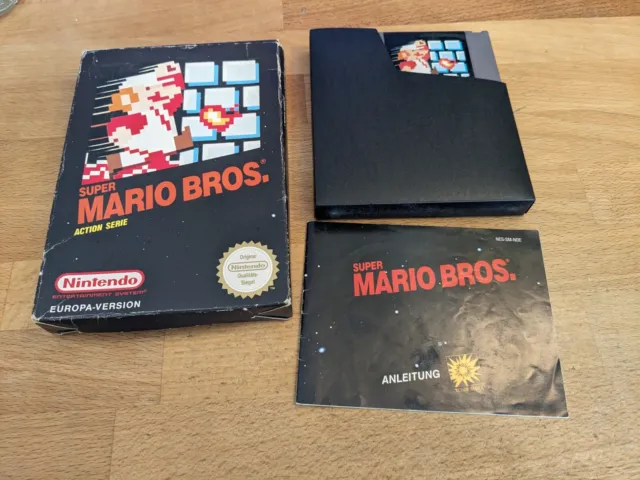Super Mario Bros Nintendo NES PAL B OVP BOXED CIB