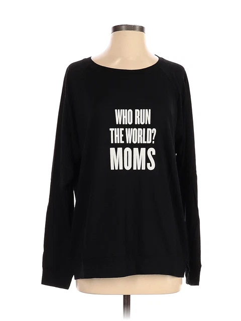 EMI JAY Women Black Long Sleeve T-Shirt S