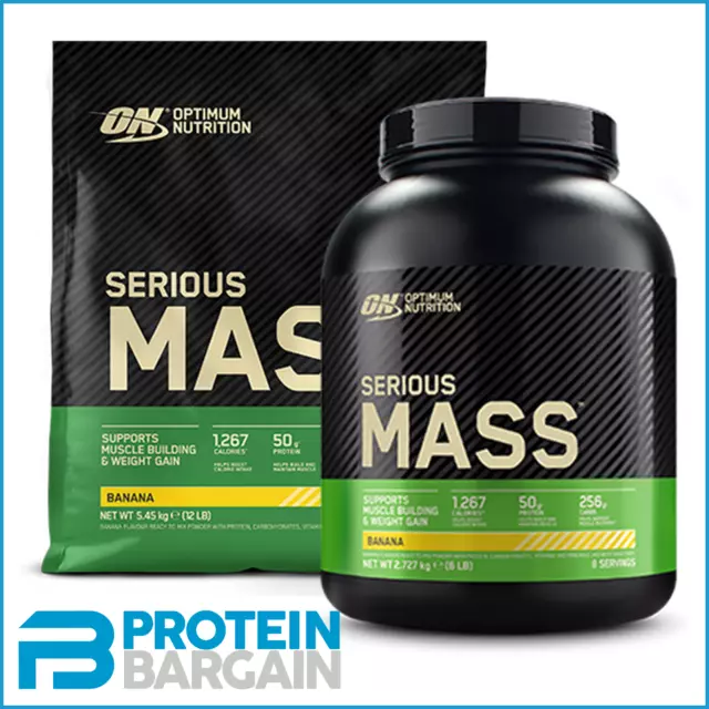 Optimum Nutrition Serious Mass 2.7KG / 5.4kg Weight Gainer Mass Gainer