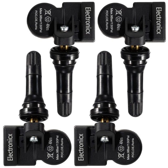 Kit De Réparation Tige Valve TPMS Pour BMW Série 1 2 3 X1 X2 X3 – 4 Pièces En Acier Inoxydable