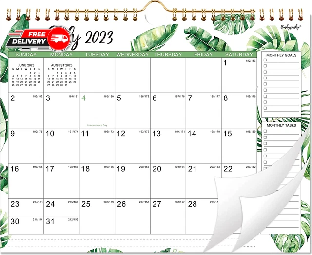 CALENDAR 20232024 Jul. 2023 Dec. 2024,18Month 20232024, Green