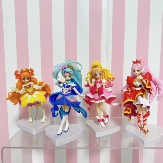 GLITTER FORCE GO! Princess Pretty Cure Precure Cutie Figure 4p Set ...