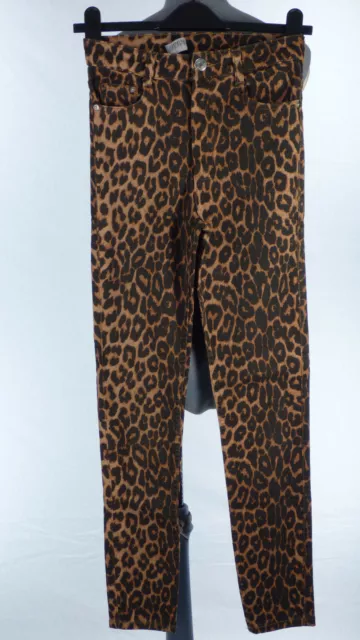 Gonna jeans leopardata sale