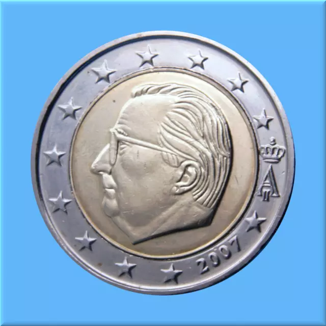 2 Euro Kursmünze Belgien 2007