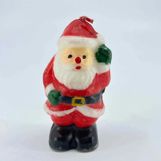 Vela de novedad Gurley década de 1950 Santa Claus SC9