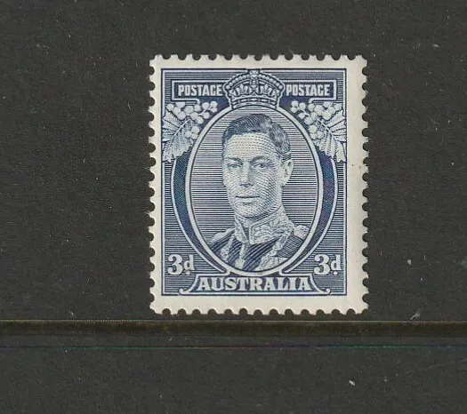 Stamps Aust Pre Decimal 1937 Kgvi Blue Die 1 Muh