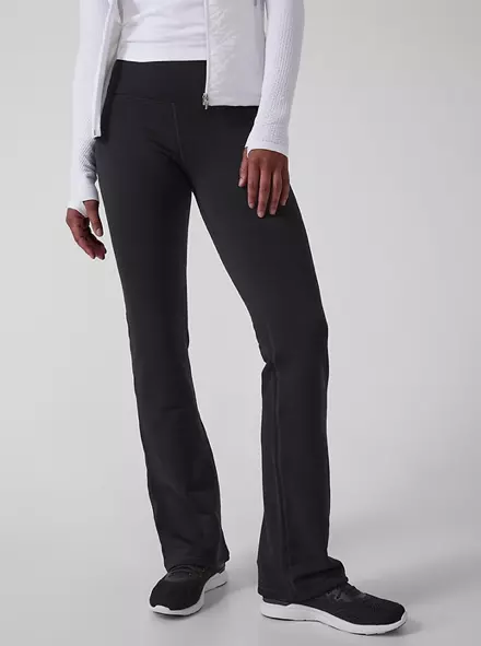 ATHLETA ST S TALL Altitude Pant in Polartec, Black Warm Fleece-Lined Pants  NWT $123.11 - PicClick AU