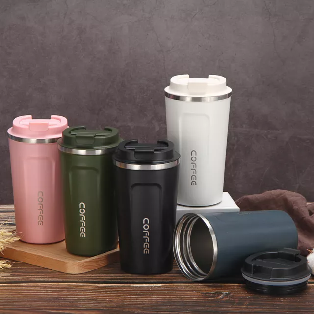 12 oz Stainless Steel Vacuum Insulated Tumbler - Coffee Travel Mug Spill Proof w