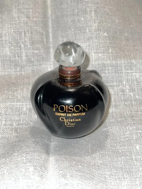 Vintage Christian Dior Paris France Poison Esprit de Parfum 30 ml appears full