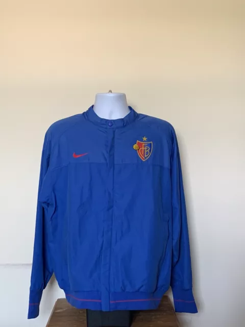 FC Basel Football Training Jacket Men’s Size L *BNWT*