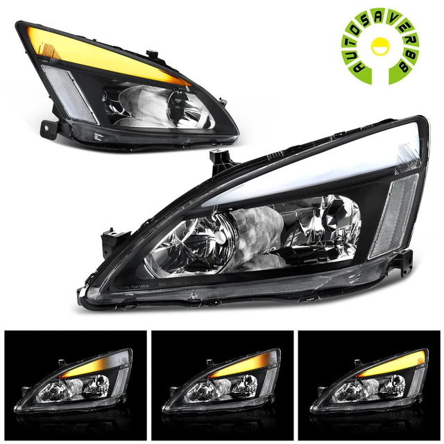 LED DRL HEADLIGHTS Switchback Sequential Signal Lamp For 20032007
