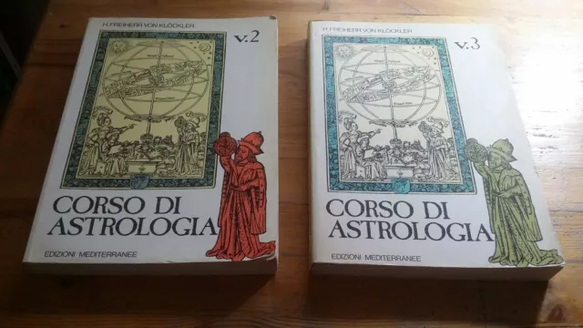Von Klockler, Corso di Astrologia, 2 Voll, Mediterranee NON COMPLETA 18a23