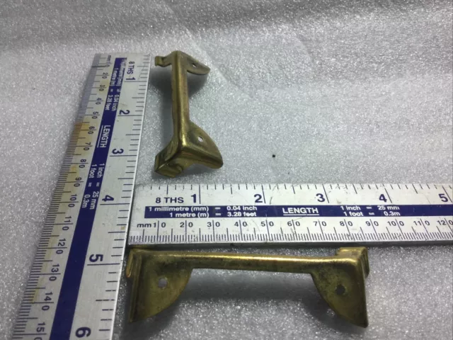 Brass Feet From Small Inlaid French Clocks