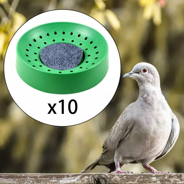 10Pcs Pigeon Nest with Mat Breeding Hatching Nest Pigeon Supplies Pigeon Den