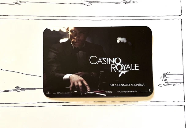 007 Calendario Tascabile 2007 James Bond Promozionale UCI Cinemas Casino Royale