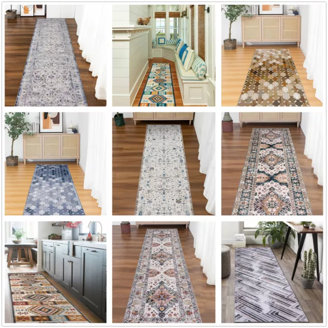 Clearance Hallway Runner Amazing Soft Plush Hall Way Carpet Non Slip Rug 80x300