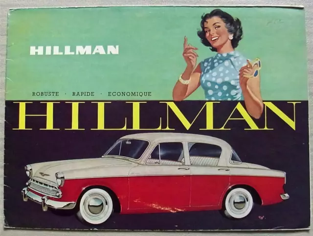 HILLMAN SUPER MINX Car Sales Brochure 1965 #1081/H